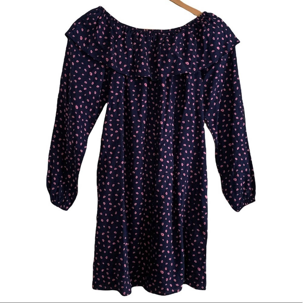 H & M Ruffle Off Shoulder dress Size US 14Y